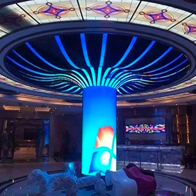 커스텀기즈러블 P2.5mm 탄력적 LED 디스플레이 무드레 넓은 시야 각