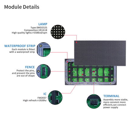 발매원 제조 HD IP65 야외 P2.5mm LED 디스플레이를 뜨겁게 하세요