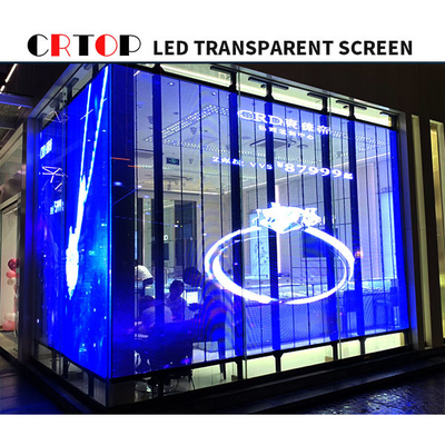 쇼핑 센터를 위한 비율 3840HZ LED 화면 투명 패널을 새롭게 하세요