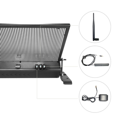 강한 유연성과 1R1G1B 2500 시디 자동차 LED 광고 화면