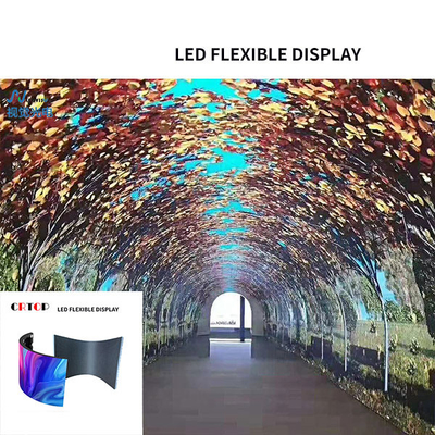 256*128mm 모듈 탄력적 LED 디스플레이 화면 임의 형상