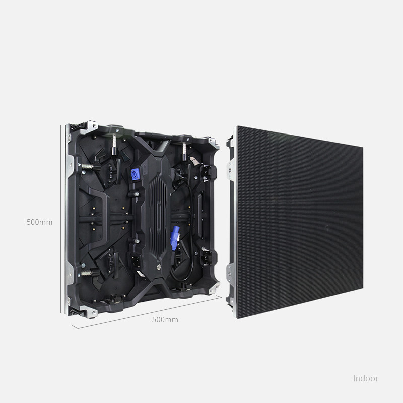 CE FCC ETL 야외 임대는 500*500mm 다이-캐스트 상자로 화면을 주도했습니다